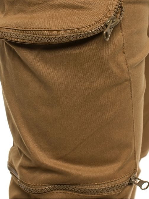 Sportovní pánské karamelové kalhoty ATHLETIC 475