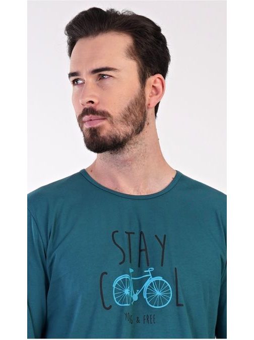 Tmavě zelené pánské pyžamo Stay Cool