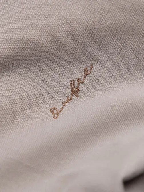 Módní popelavá košile s nášivkou V5 SHCS-0138