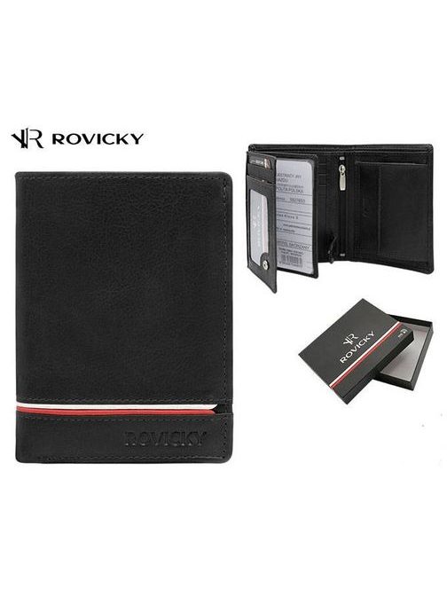 Trendy černá pánská peněženka ROVICKY