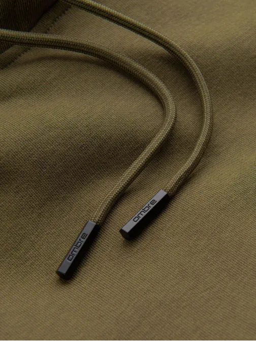 Pánská mikina Basic olive V2 SSBN-0161