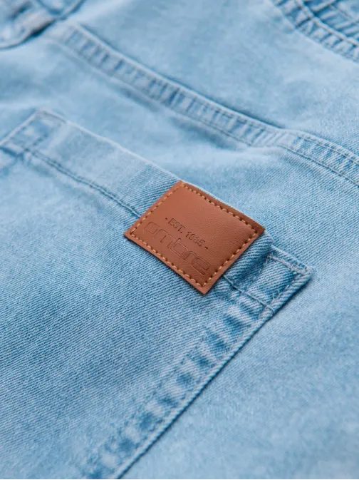 Jedinečné světle modré džínové joggers V1 PADJ-0267