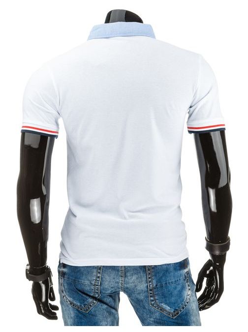 Moderní bílá polo košile (px0062)