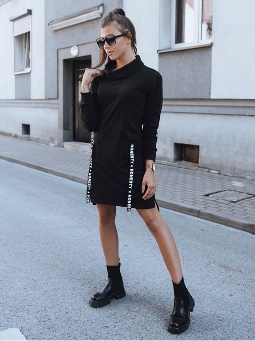 Dámské módní šaty Honesty v černé barvě