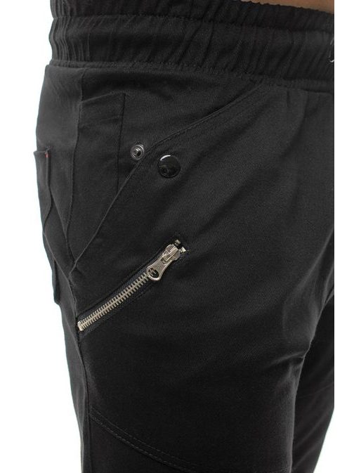 Černé pánské stylové kalhoty ATHLETIC 425