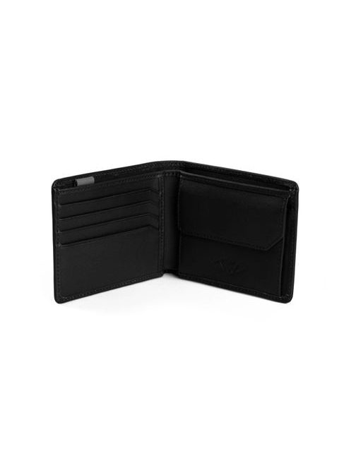 Elegantní kožená peněženka v černé barvě Clyde