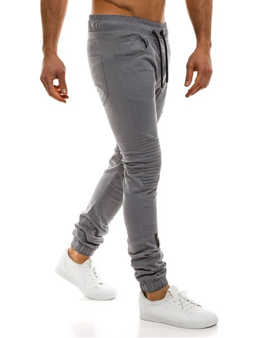 Šedé jogger kalhoty pánské ATHLETIC 829