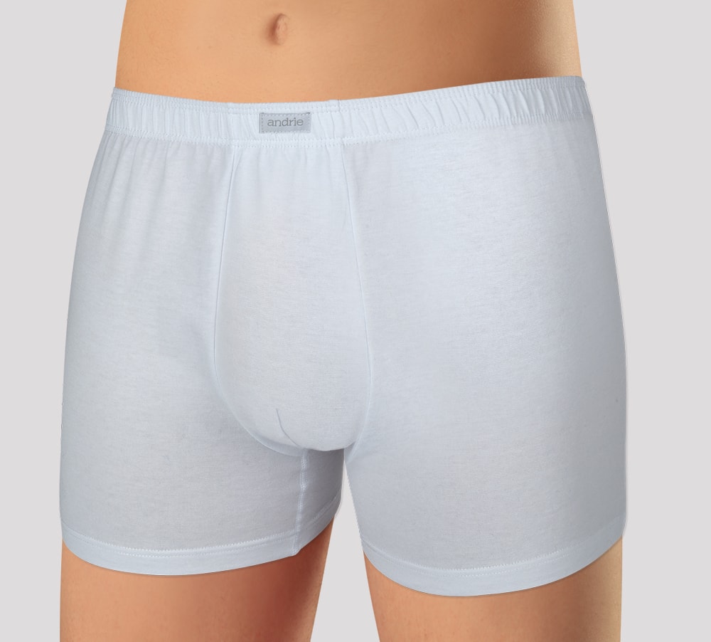 Pánské bílé boxerky z elastické bavlny PS4808 | Spodní prádlo Andrie