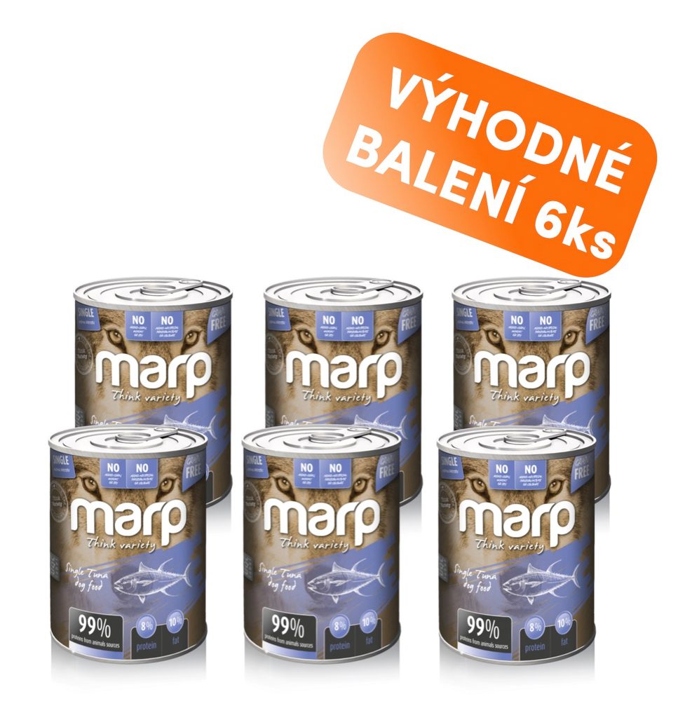 Marp Variety Single tuňák konzerva pro psy 6x400g