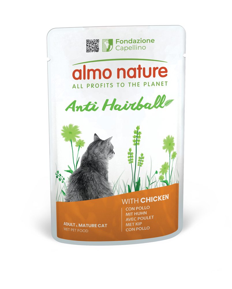 Almo Nature Holistic Anti Hairball - s kuřecím 70g