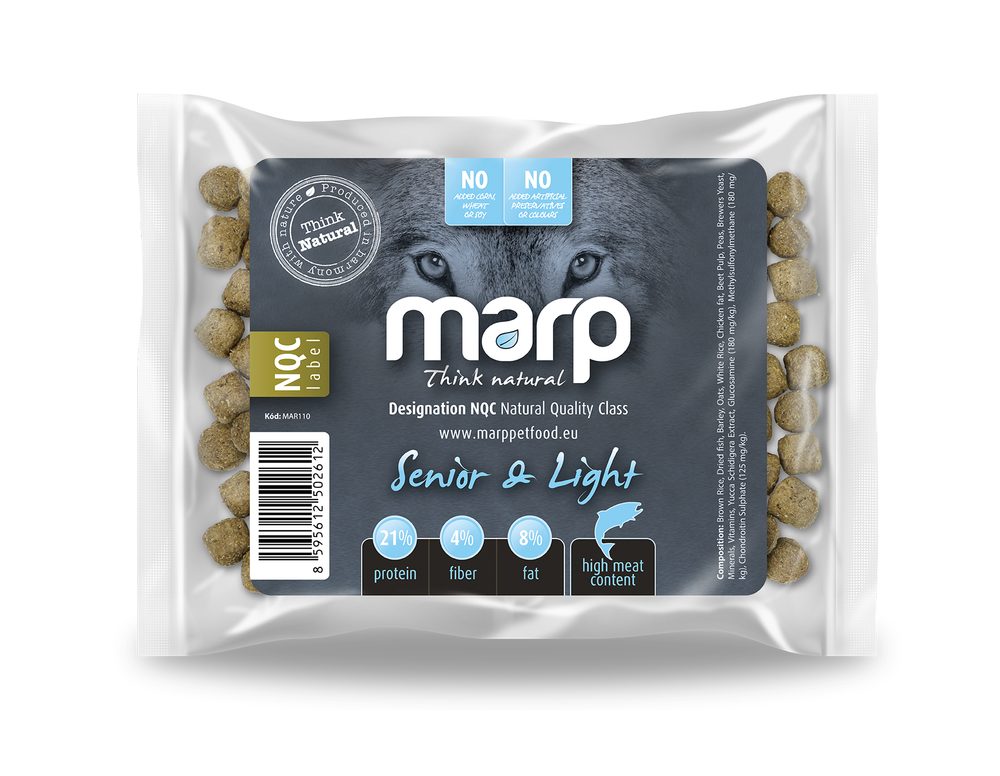 Marp Natural Senior and Light - s bílou rybou vzorek 70g