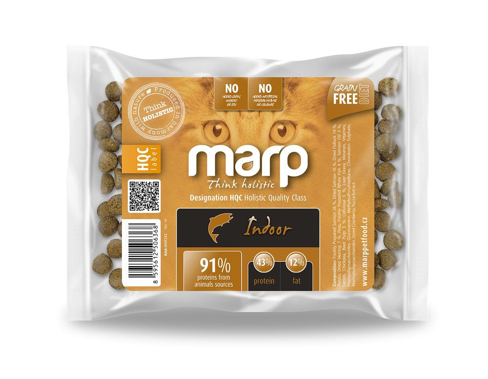 Marp Holistic Indoor CAT - pro dospělé a starší kočky vzorek 70g