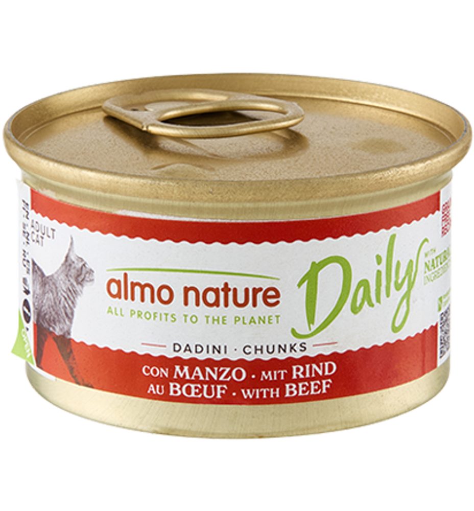 Almo Nature Daily Menu - Kousky s hovězím 85g