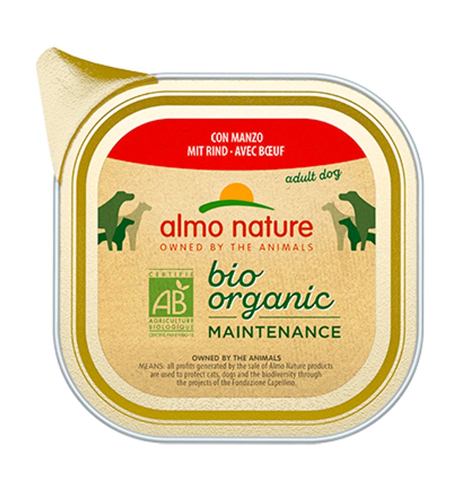Almo Nature Daily Menu Bio WET DOG - s hovězím 100g