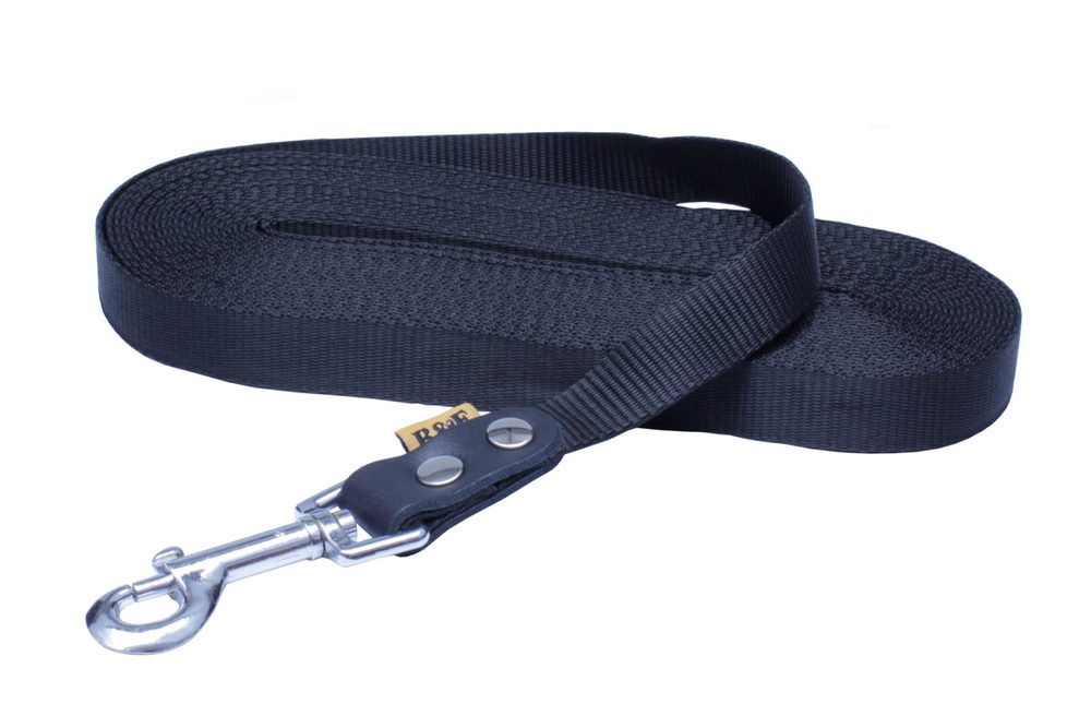 BAFPET Stopovací vodítko, popruh - Černá