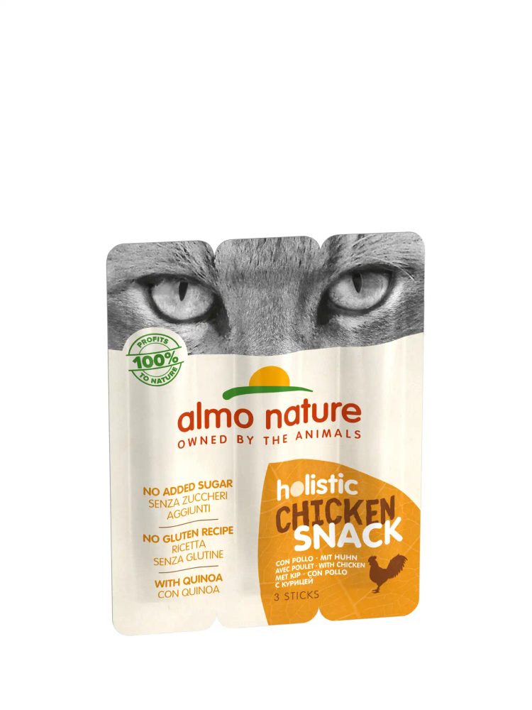 Almo Nature Snack s kuřetem pro kočky exp 05/2024 SLEVA 30%