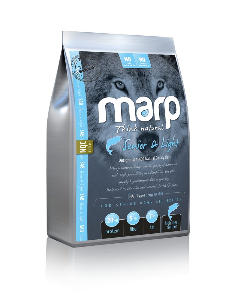 Marp Natural Senior and Light - s bílou rybou 2kg