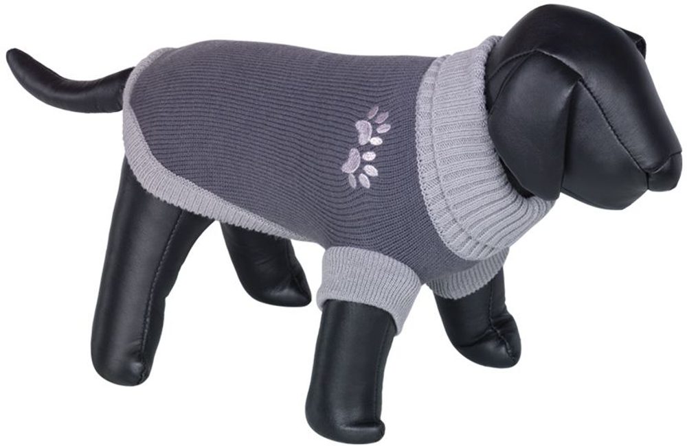 Nobby PAW svetr pro psy s tlapkou šedá 44cm