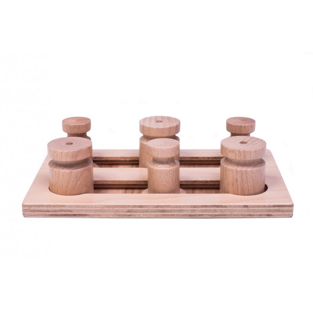 My Intelligent Pets Dřevěný hlavolam Playground - Modul 1A (pouze deska bez kloboučků a válečků)