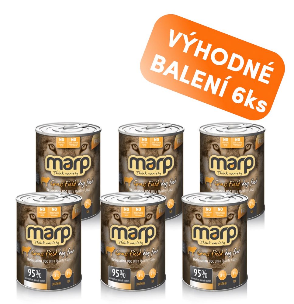 Marp Variety Grass Field konzerva pro psy 6x400g