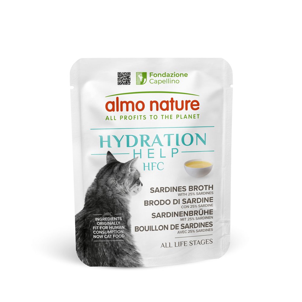 Almo Nature HFC Hydratační kapsička - sardinkový vývar s filety 50g