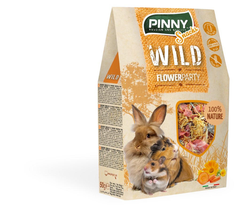 Pinny wild snack flower party 50g