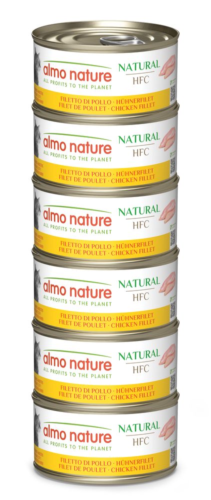 Almo Nature HFC Natural - Megapack Kuřecí filet 6x70g