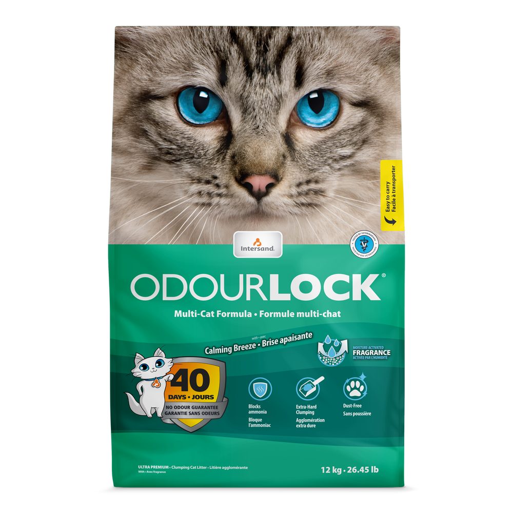 Intersand kočkolit Odour Lock - svěží vůně 6 kg roztržený pytel SLEVA 20%