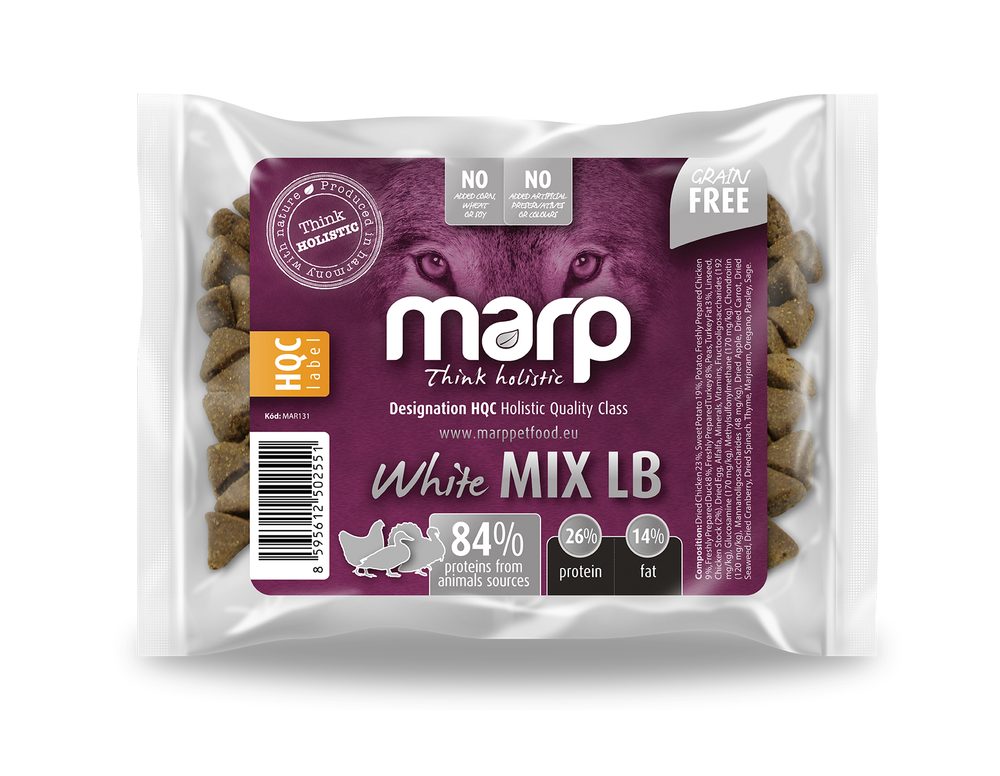 Marp Holistic White Mix LB - pro velká plemena bez obilovin vzorek 70g