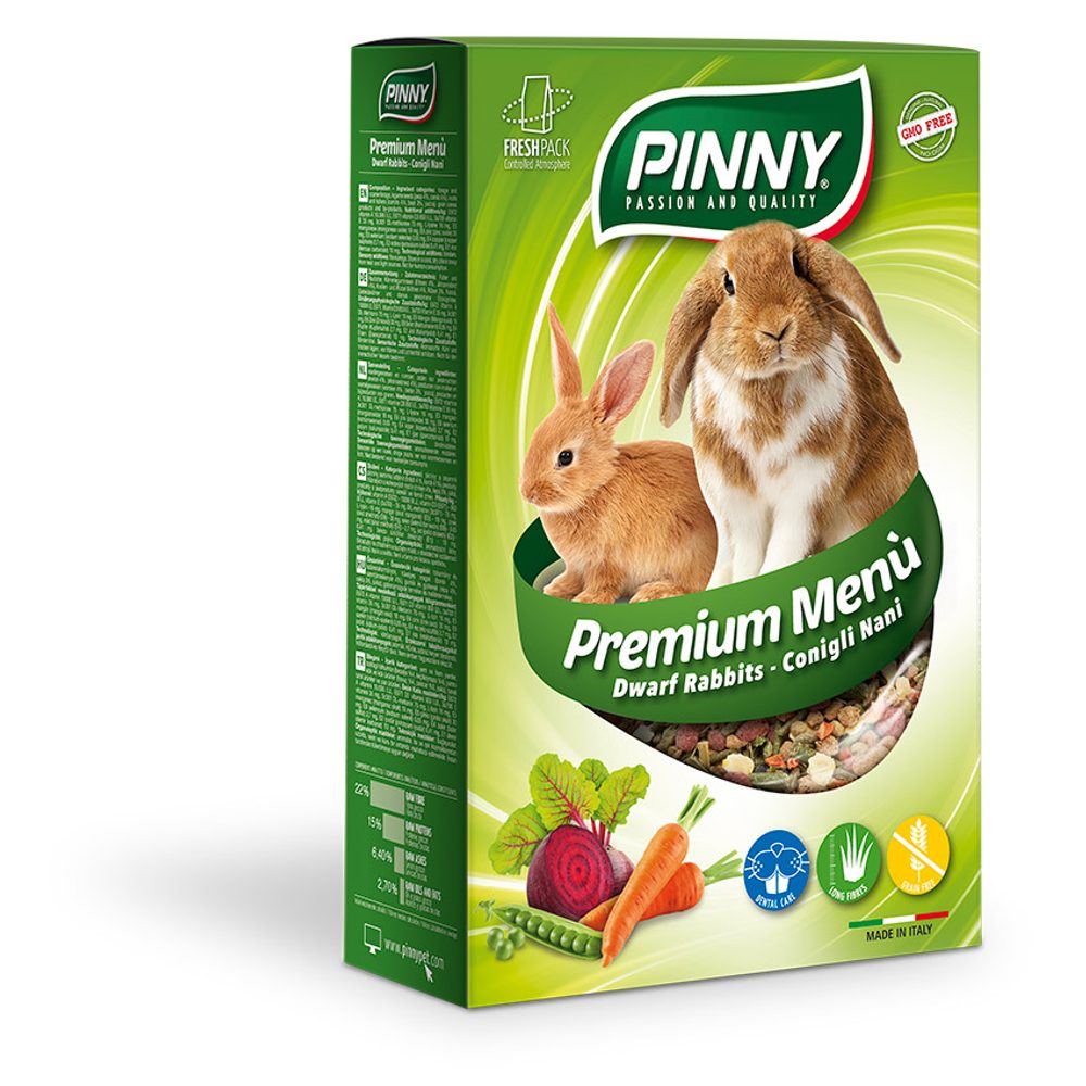 Pinny premium menu králík 2,5kg