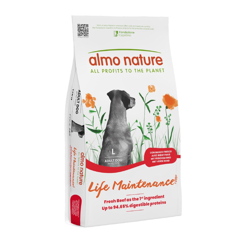 Almo Nature Holistic Maintenance L - s čerstvým hovězím 12kg