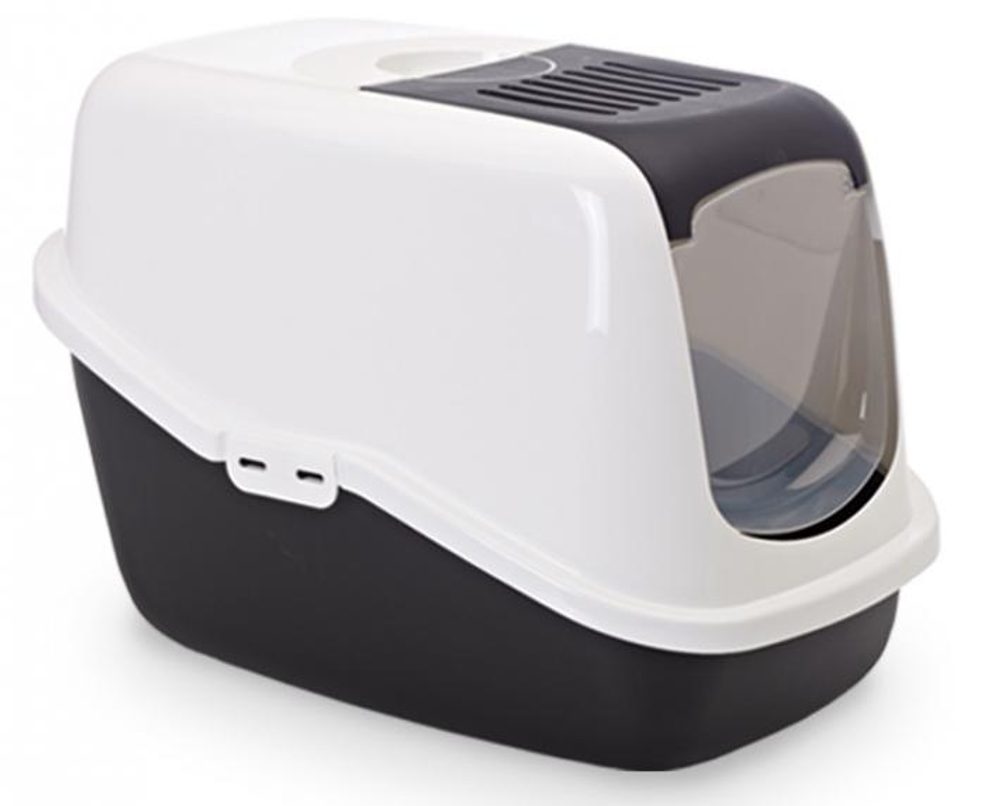Savic NESTOR toaleta pro kočky 56x39x38cm černá