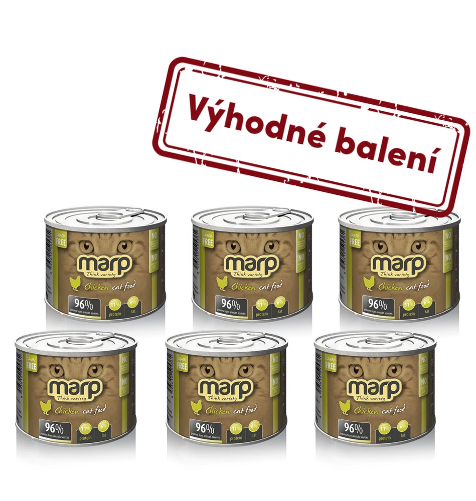 Marp Variety Chicken CAT konzerva pro kočky s kuřetem 6x200g