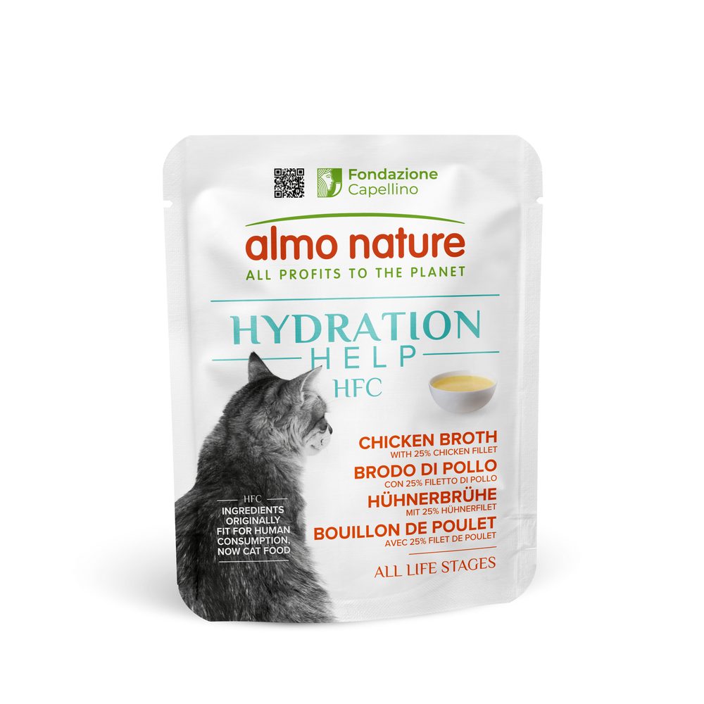 Almo Nature HFC Hydratační kapsička - kuřecí vývar s filety 50g