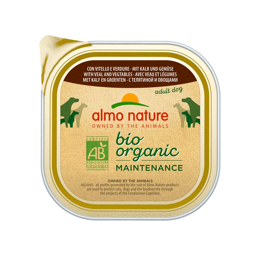 Almo Nature Bio Organic s telecím a zeleninou 300g
