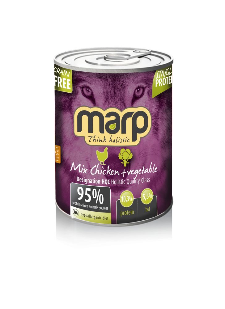 Marp Holistic Marp Mix konzerva pro psy kuře+zelenina 400g