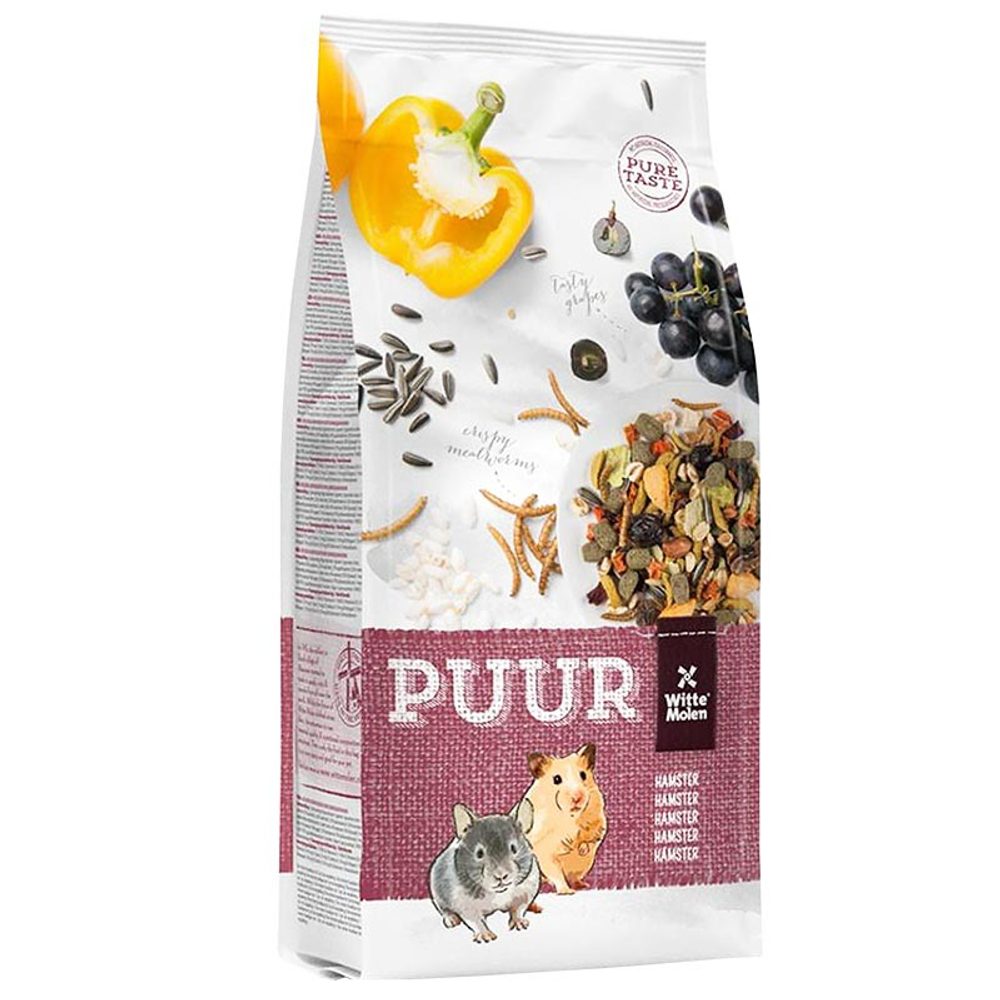 Witte Molen PUUR PUUR Hamster - křeček 1,5kg EXP 03/2025 sleva 30%