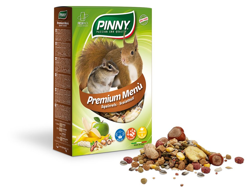 Pinny premium menu veverka 700g