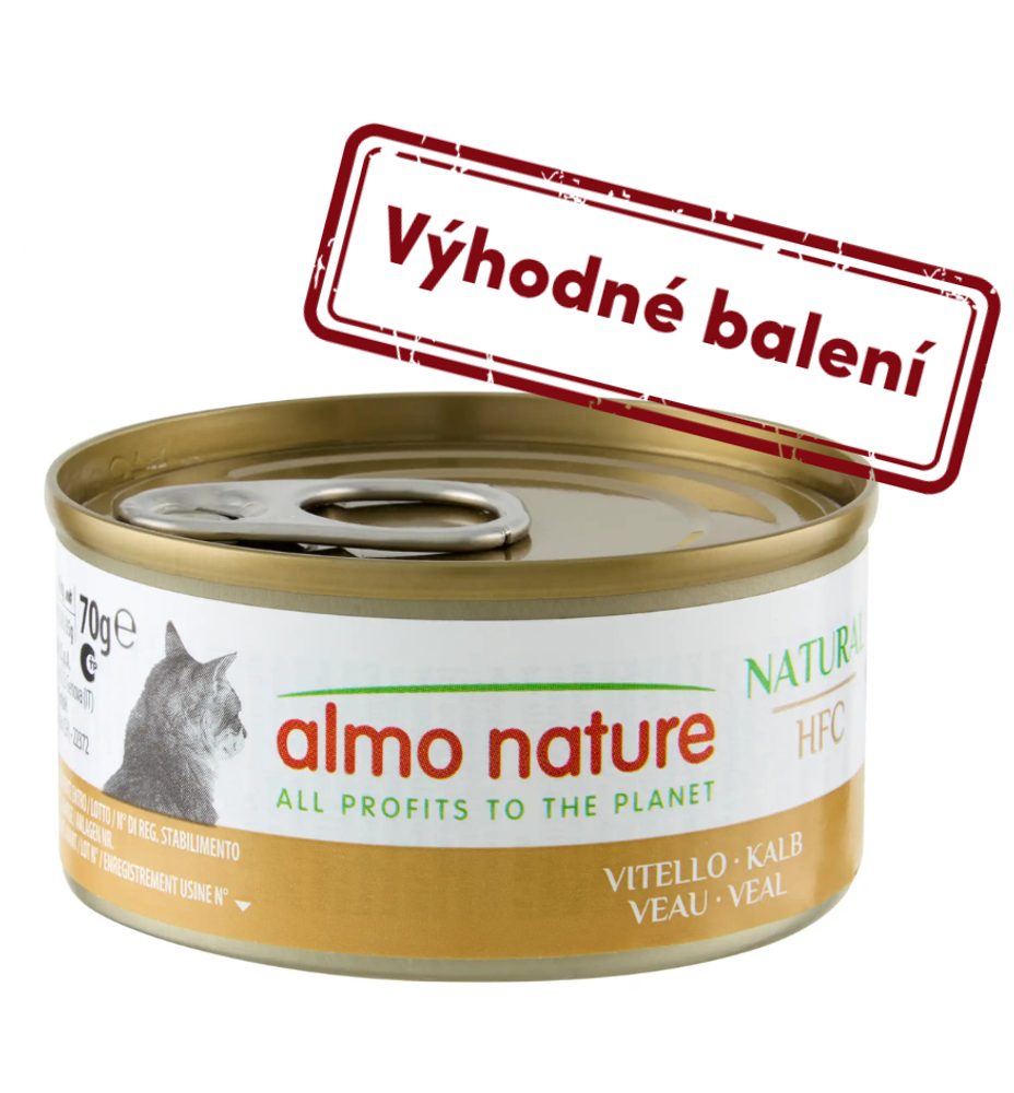 Almo Nature HFC Natural - Telecí 70g výhodné balení 24ks