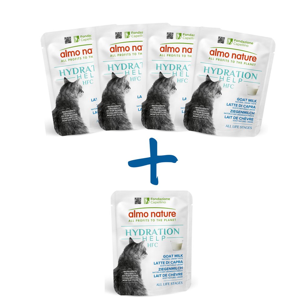 Almo Nature HFC Hydratační kapsička s kozím mlékem 50g 4+1 ZDARMA