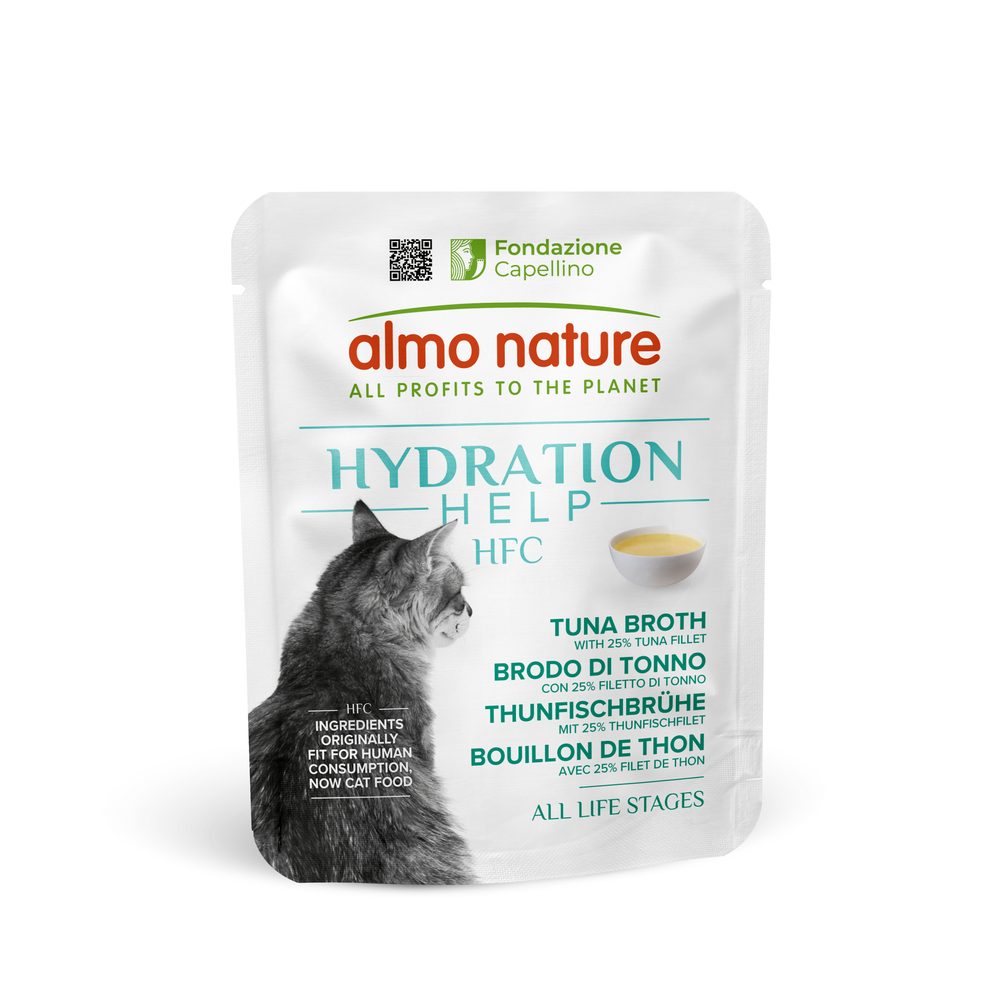 Almo Nature HFC Hydratační kapsička - tuňákový vývar s filety 50g