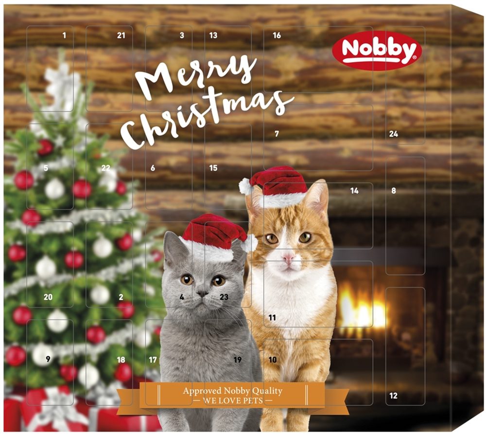 Nobby StarSnack adventní kalendář pro kočky sleva 40% exp 05/2024