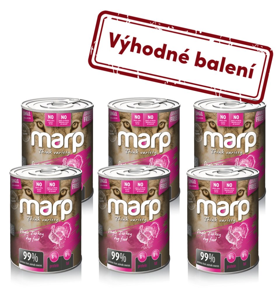 Marp Variety Single krůta konzerva pro psy 6x400g