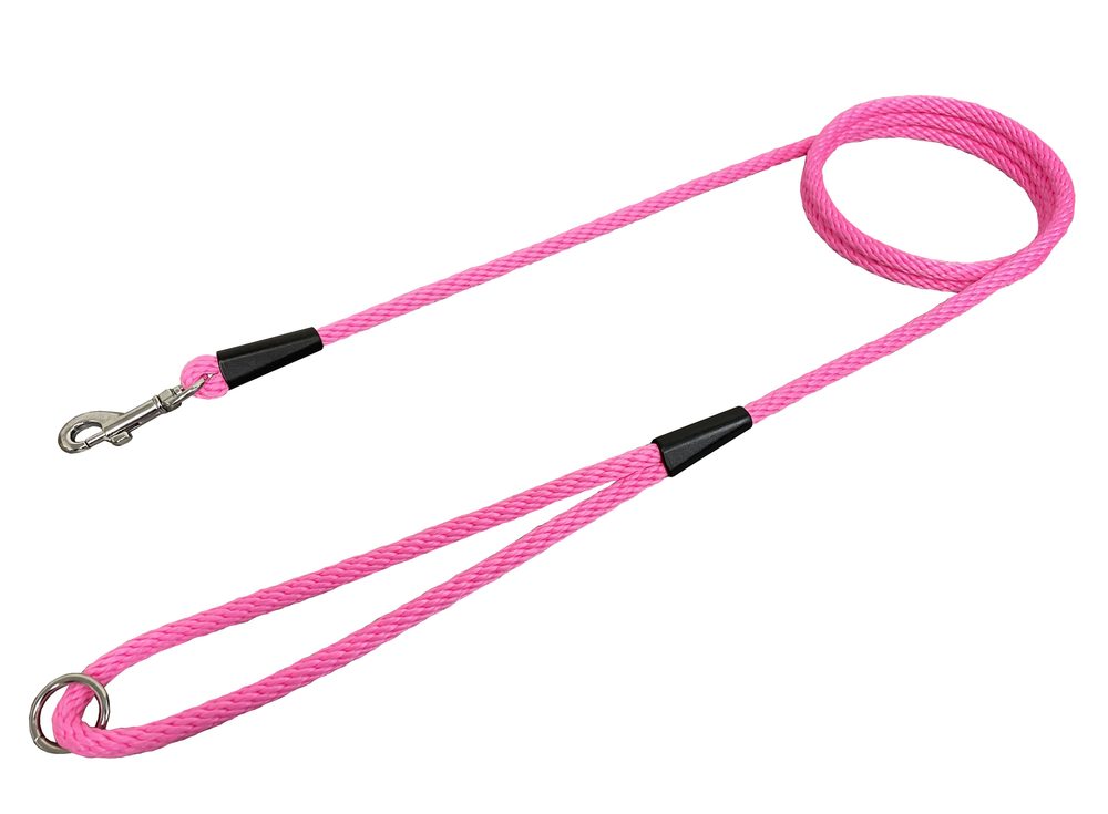 BAFPET Vodítko lano, SPIRÁLA JEDNOBAREVNÁ - Růžová