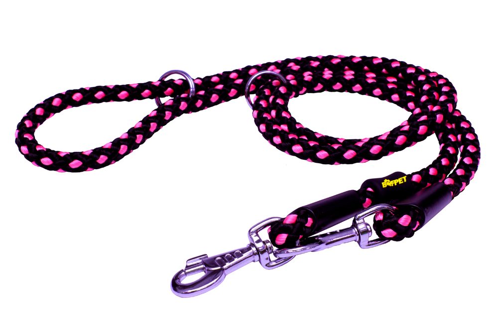 BAFPET Lanové přepínací vodítko UZLÍK 14mm - Růžová