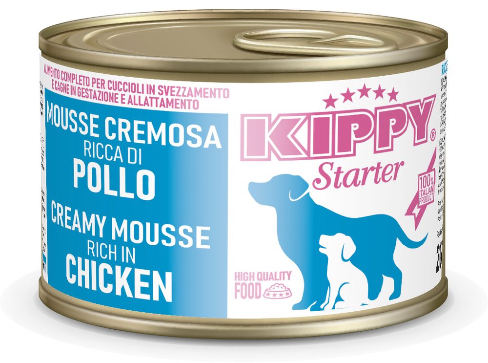 Kippy Starter krémová pěna s kuřetem pro psy 200g