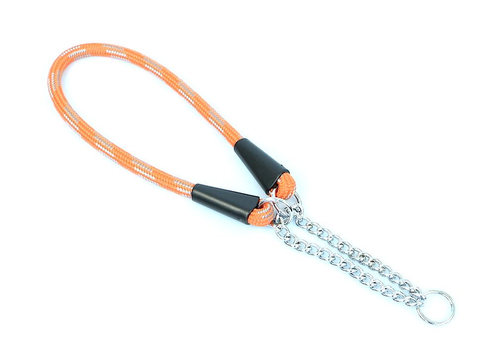 Aminela Giraffe Aminela obojek lano - Série G, velikost 10x50, oranžová/šedá VÝPRODEJ SLEVA 50%