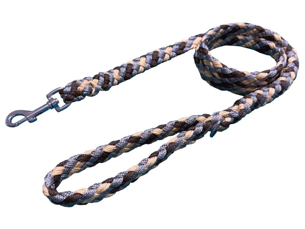 BAFPET Lanové vodítka pletené MINIHUGO - Přírodní