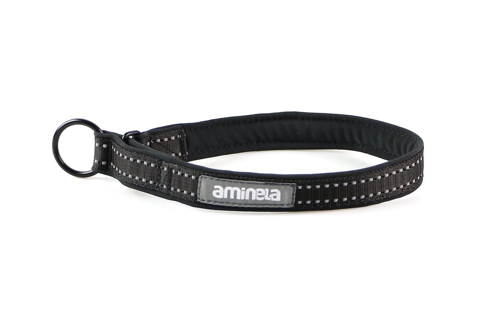 Aminela Sport & City Aminela obojek polostahovací Sport & City 25mm/60cm + 5cm, černá