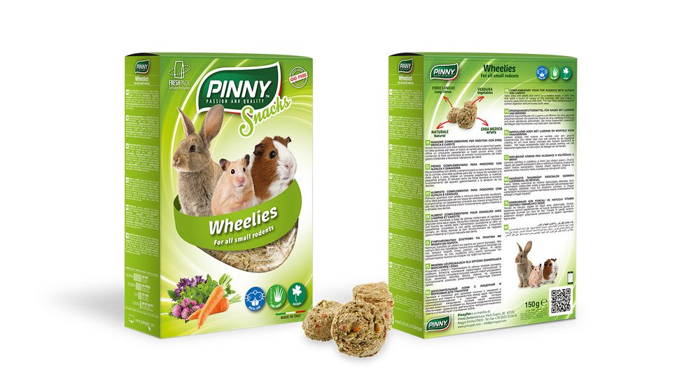 Pinny snack wheelies 150g